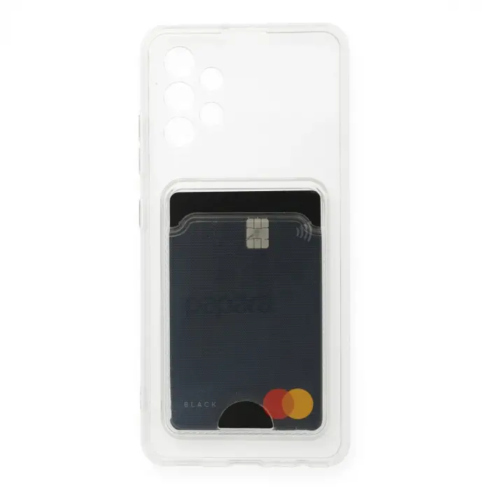 Samsung Galaxy A53 5g Kılıf Kart Şeffaf Silikon - Şeffaf