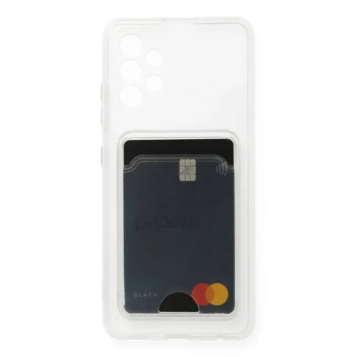 Samsung Galaxy A53 5g Kılıf Kart Şeffaf Silikon - Şeffaf