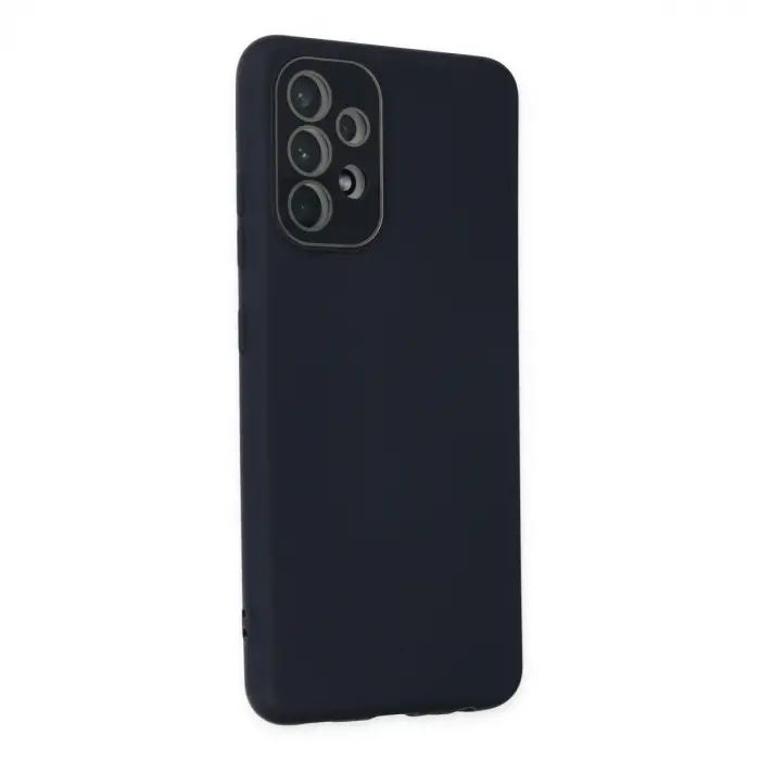 Samsung Galaxy A53 5g Kılıf Lansman Glass Kapak - Lacivert