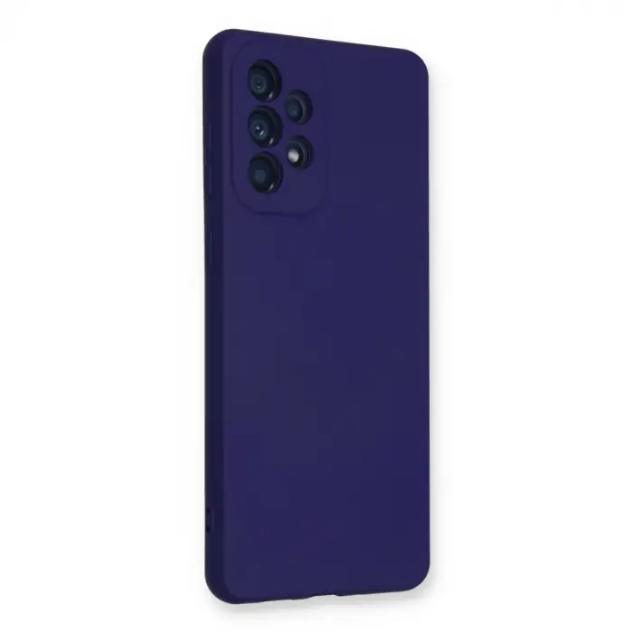 Samsung Galaxy A53 5g Kılıf Nano İçi Kadife Silikon - Mor