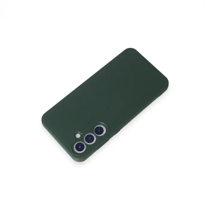 Samsung Galaxy A55 5g Kılıf First Silikon - Koyu Yeşil