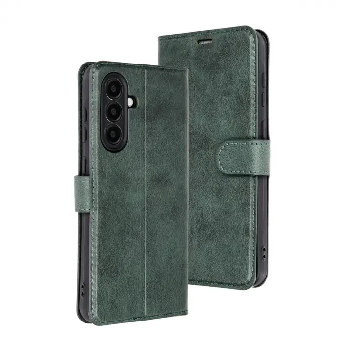 Samsung Galaxy A56 Kılıf Trend S Plus Kapaklı Kılıf - Yeşil