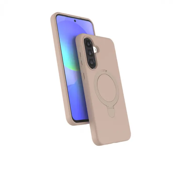 Samsung Galaxy A56 Regal Magsafe Standlı Kapak - Çöl Titanyum