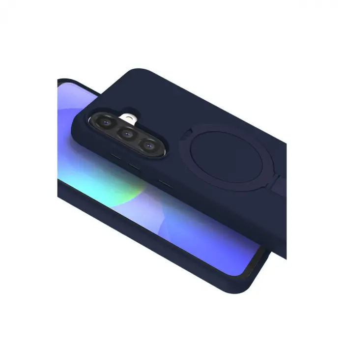 Samsung Galaxy A56 Regal Magsafe Standlı Kapak - Lacivert