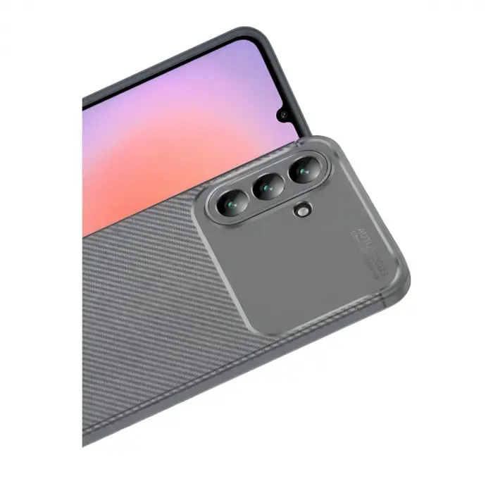 Samsung Galaxy A57 5g Auto Focus Karbon Kapak - Gri