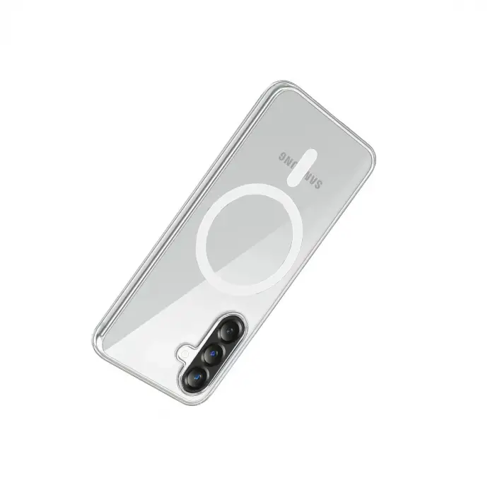 Samsung Galaxy A57 5g Combo Sert Şeffaf Magsafe Kapak - Şeffaf