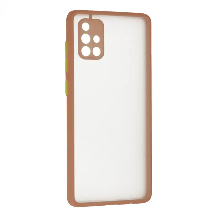 Samsung Galaxy A71 Kılıf Montreal Silikon Kapak - Pembe