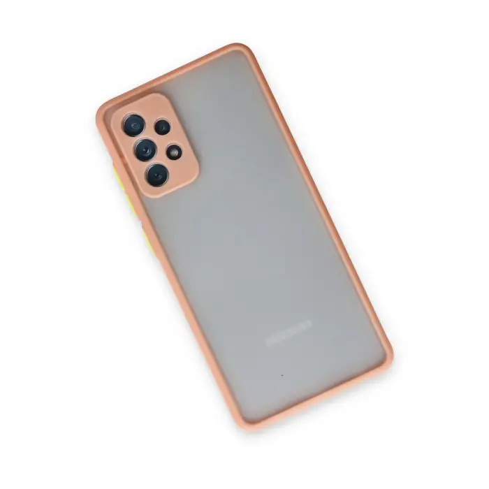 Samsung Galaxy A72 Kılıf Montreal Silikon Kapak - Pembe