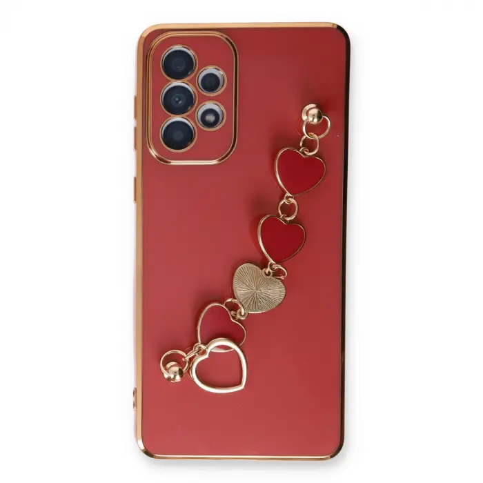 Samsung Galaxy A73 5g Kılıf Esila Silikon - Kırmızı