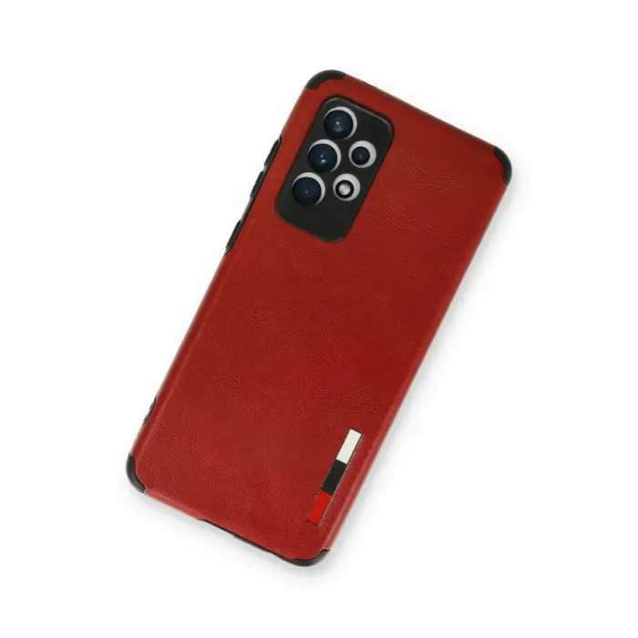 Samsung Galaxy A73 5g Kılıf Loop Deri Silikon - Kırmızı