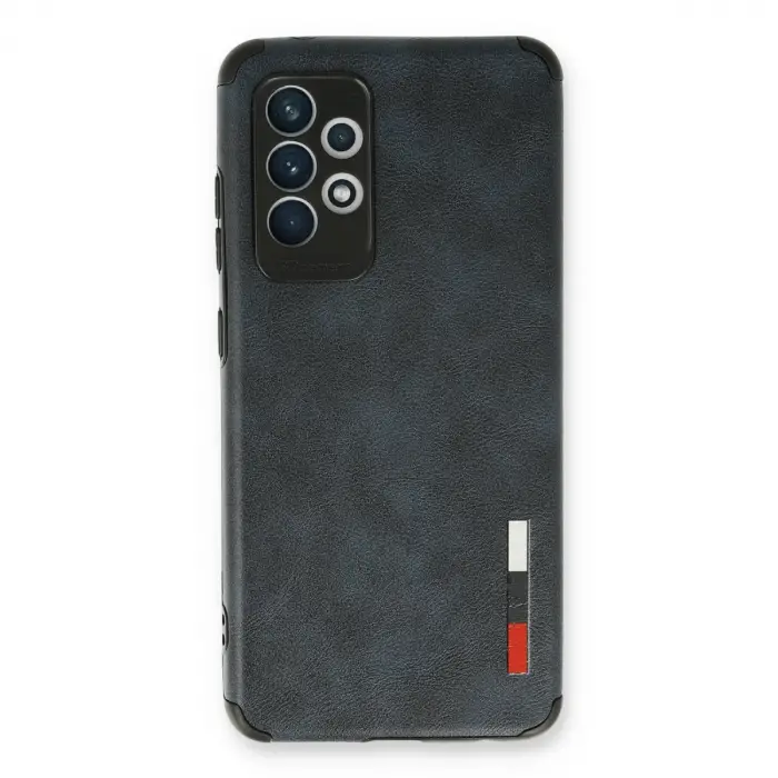 Samsung Galaxy A73 5g Kılıf Loop Deri Silikon - Lacivert