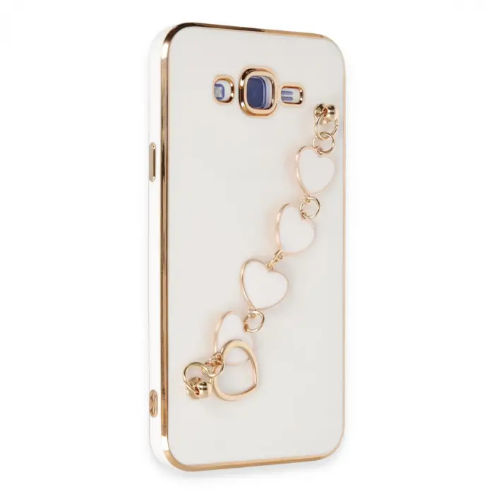 Samsung Galaxy J7 Kılıf Esila Silikon - Beyaz