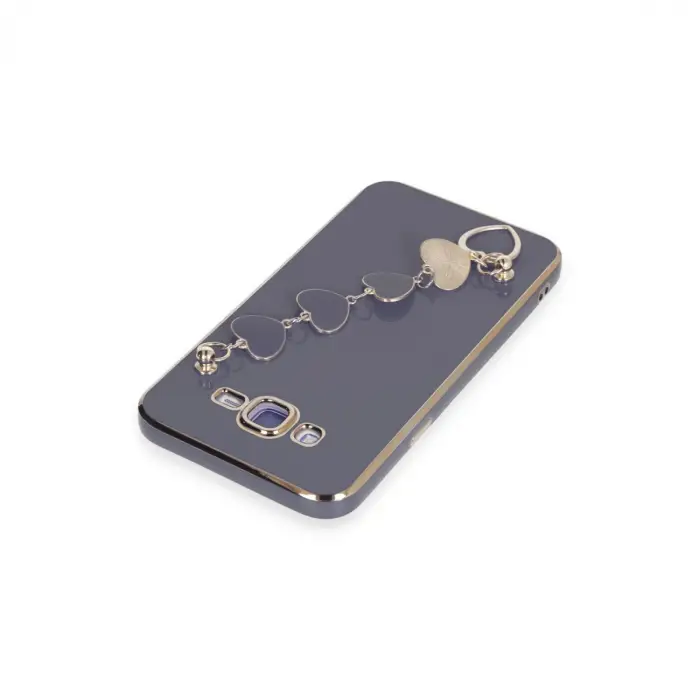 Samsung Galaxy J7 Kılıf Esila Silikon - Gri