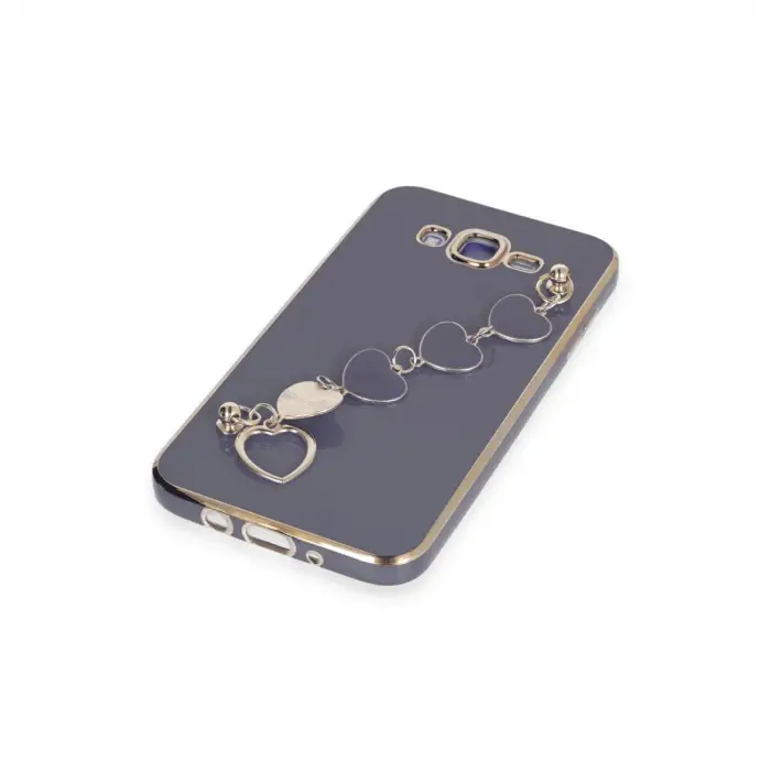 Samsung Galaxy J7 Kılıf Esila Silikon - Gri