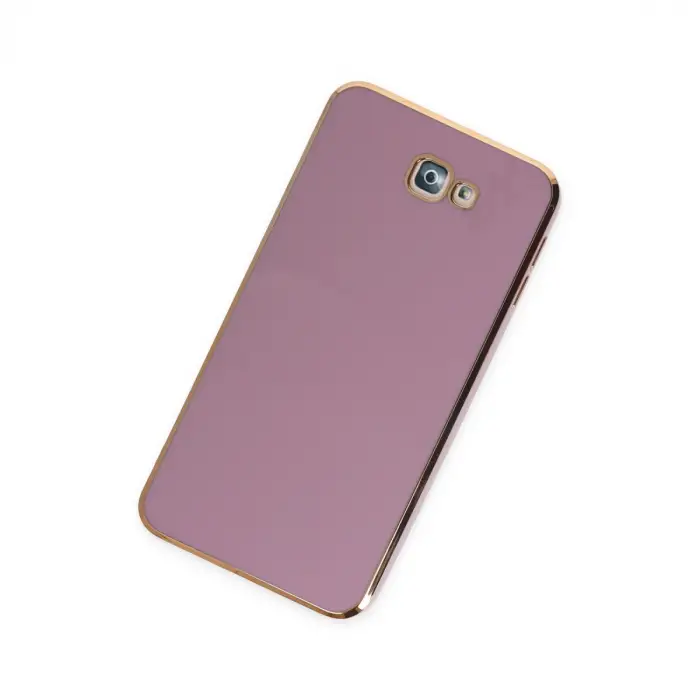 Samsung Galaxy J7 Prime Kılıf Volet Silikon - Mor
