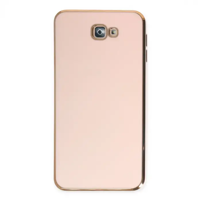 Samsung Galaxy J7 Prime Kılıf Volet Silikon - Pembe