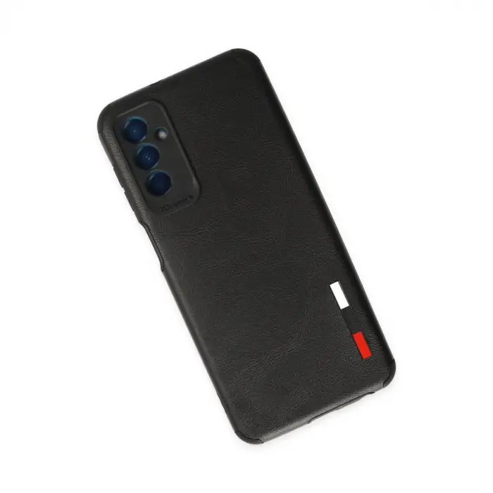 Samsung Galaxy M13 Kılıf Loop Deri Silikon - Siyah