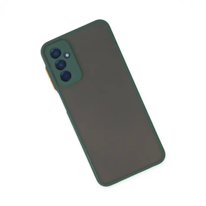 Samsung Galaxy M13 Kılıf Montreal Silikon Kapak - Yeşil