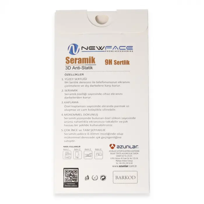 Samsung Galaxy M14 5g 3d Antistatik Mat Seramik Nano Ekran Koruyucu