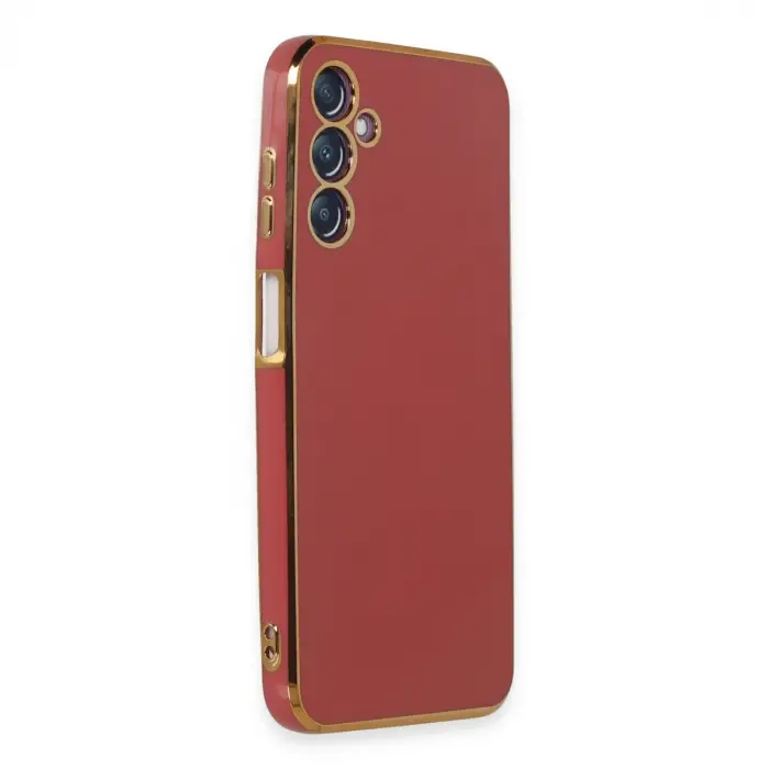 Samsung Galaxy M14 5g Kılıf Volet Silikon - Kırmızı