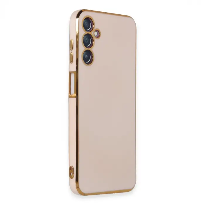 Samsung Galaxy M14 5g Kılıf Volet Silikon - Pembe