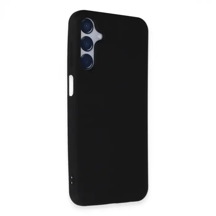 Samsung Galaxy M15 Kılıf First Silikon - Siyah
