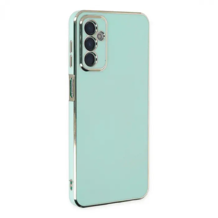 Samsung Galaxy M23 Kılıf Volet Silikon - Açık Yeşil