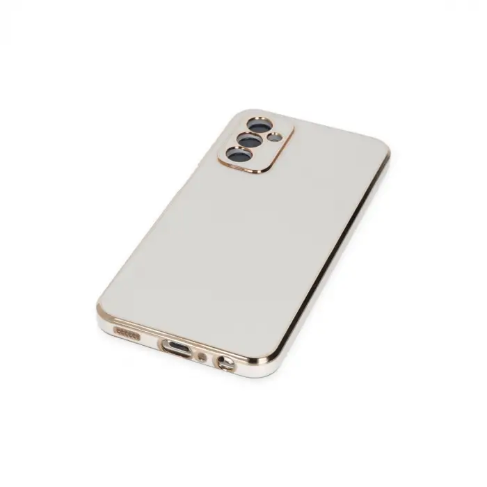 Samsung Galaxy M23 Kılıf Volet Silikon - Beyaz