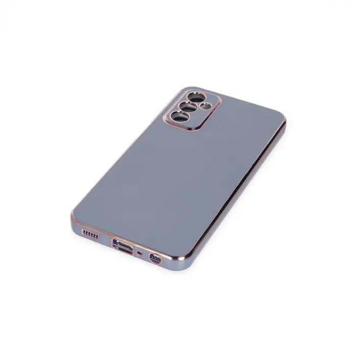 Samsung Galaxy M23 Kılıf Volet Silikon - Mavi
