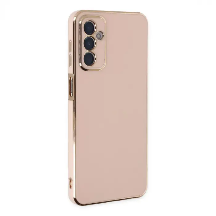 Samsung Galaxy M23 Kılıf Volet Silikon - Pembe