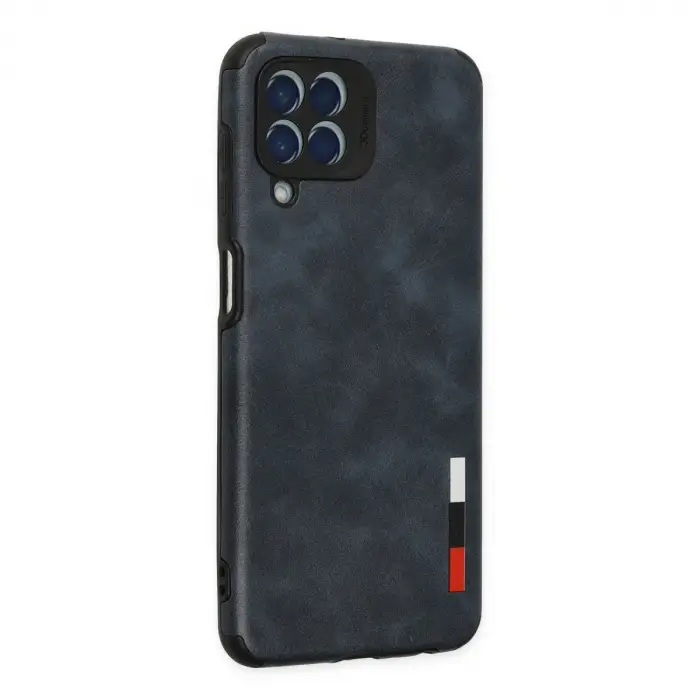 Samsung Galaxy M33 Kılıf Loop Deri Silikon - Lacivert