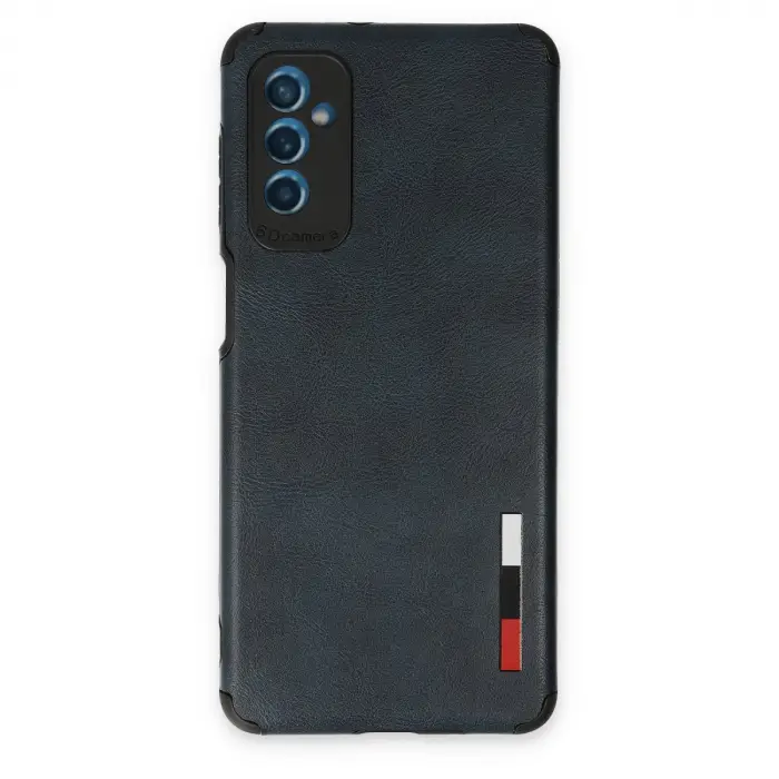 Samsung Galaxy M52 5g Kılıf Loop Deri Silikon - Lacivert