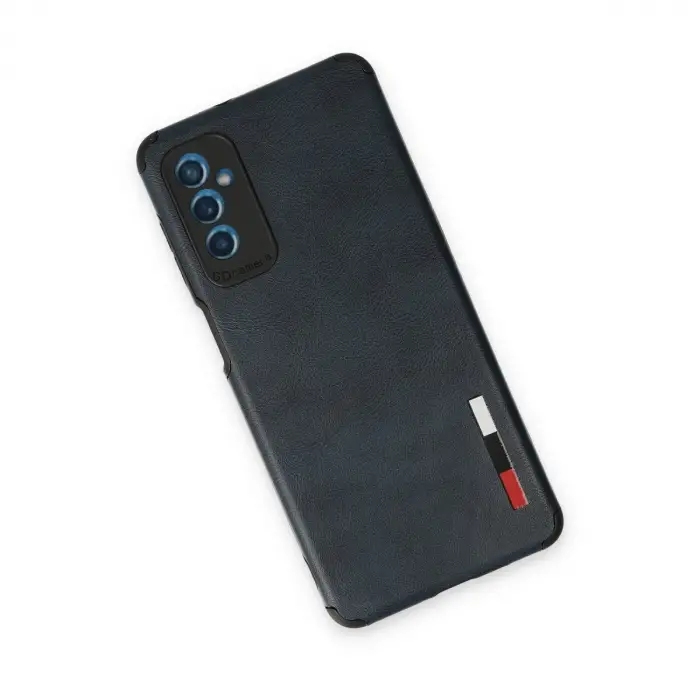 Samsung Galaxy M52 5g Kılıf Loop Deri Silikon - Lacivert