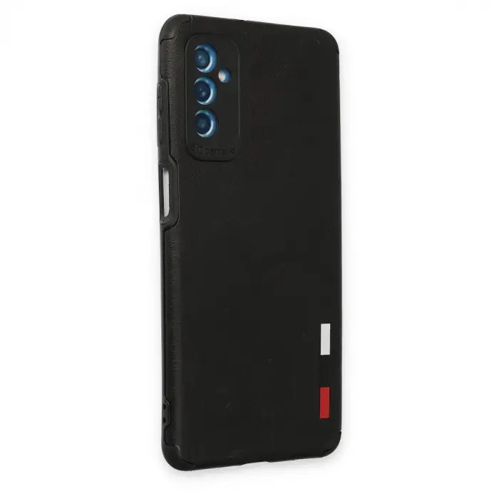 Samsung Galaxy M52 5g Kılıf Loop Deri Silikon - Siyah