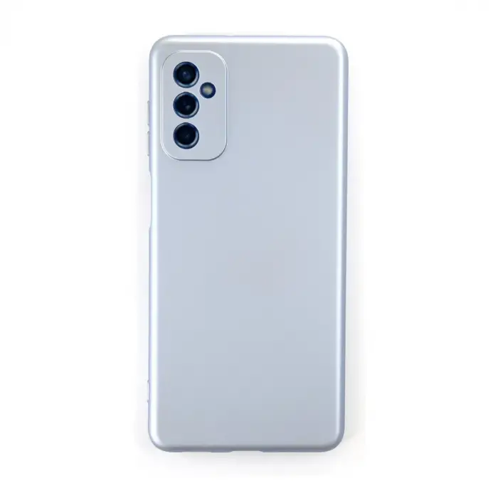 Samsung Galaxy M52 5g Kılıf Nano İçi Kadife Silikon - Sky Blue
