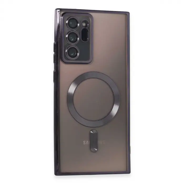 Samsung Galaxy Note 20 Ultra Kılıf Kross Magneticsafe Kapak - Mor