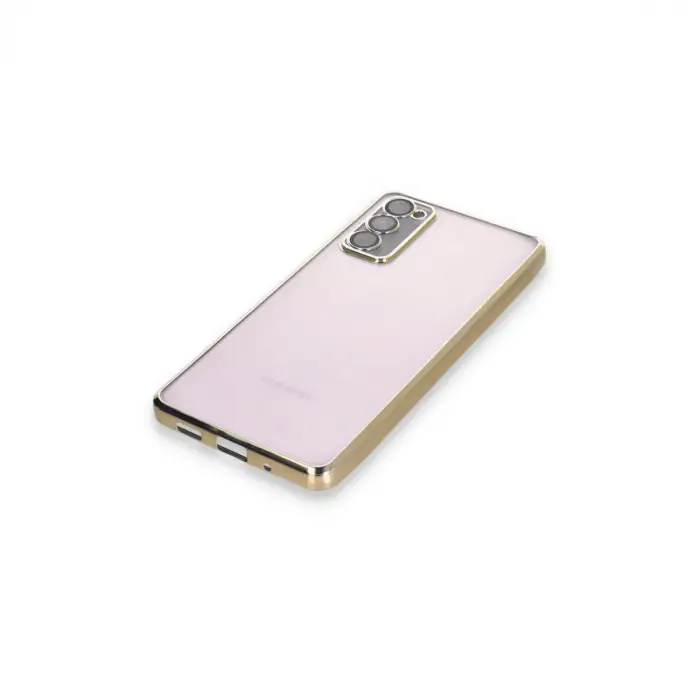 Samsung Galaxy S20 Fe Kılıf Razer Lensli Silikon - Gold