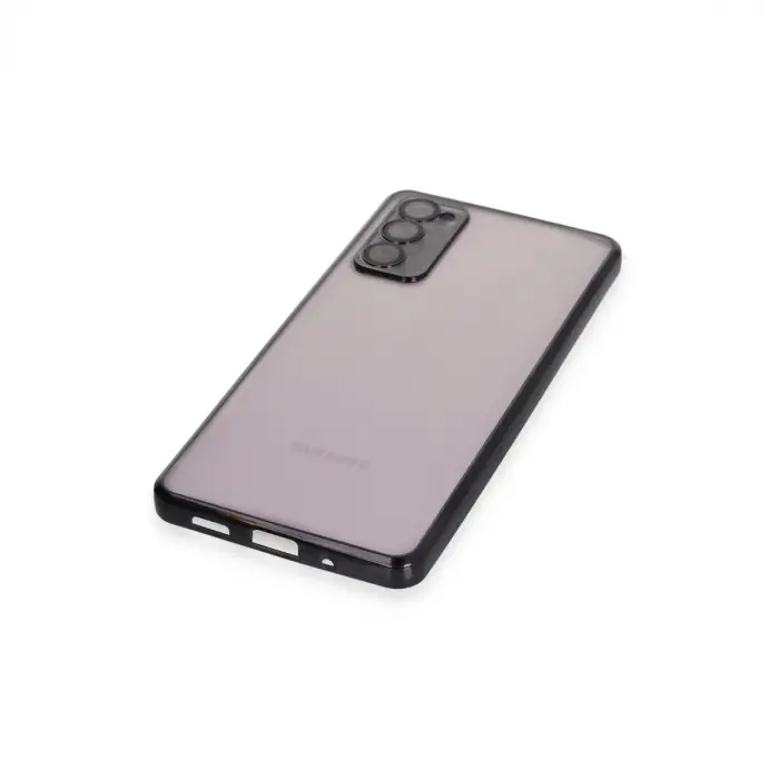 Samsung Galaxy S20 Fe Kılıf Razer Lensli Silikon - Siyah