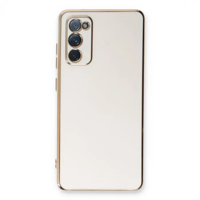 Samsung Galaxy S20 Fe Kılıf Volet Silikon - Beyaz