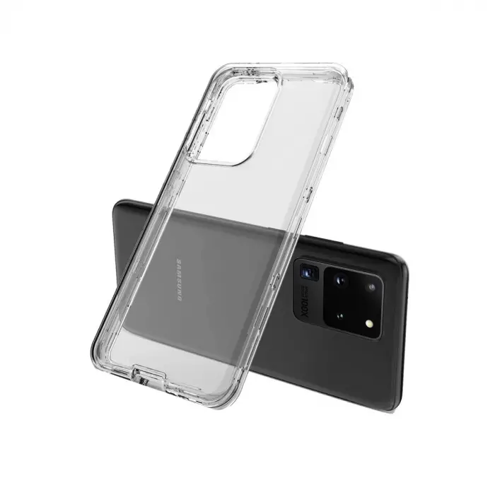 Samsung Galaxy S20 Plus Kılıf Lüx Şeffaf Silikon