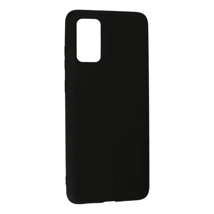 Samsung Galaxy S20 Plus Kılıf Nano İçi Kadife Silikon - Siyah