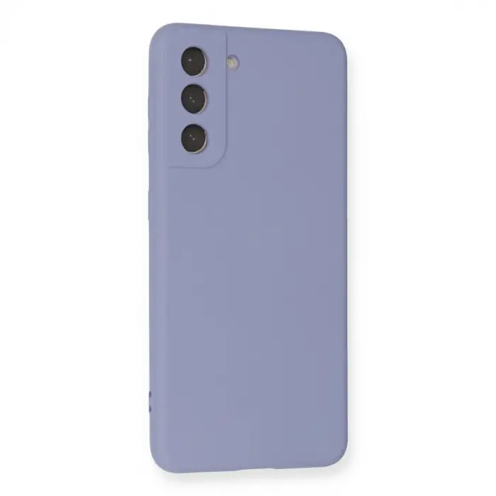 Samsung Galaxy S21 Kılıf Nano İçi Kadife Silikon - Lila