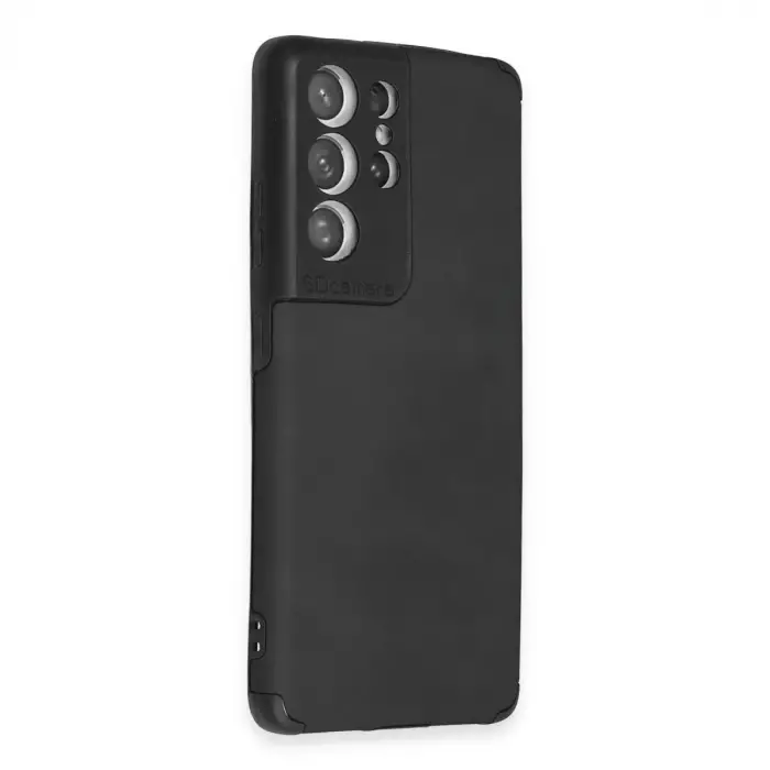 Samsung Galaxy S21 Ultra Kılıf Loop Deri Silikon - Siyah