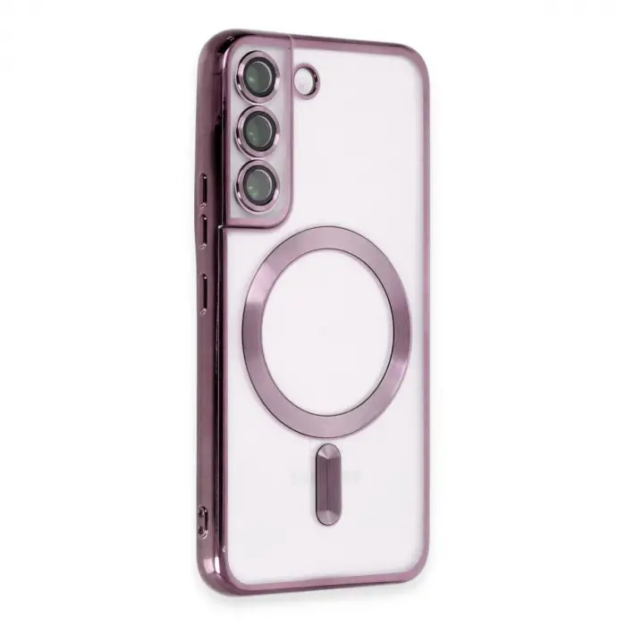 Samsung Galaxy S22 Kılıf Kross Magneticsafe Kapak - Mor