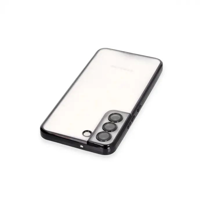 Samsung Galaxy S22 Kılıf Razer Lensli Silikon - Siyah