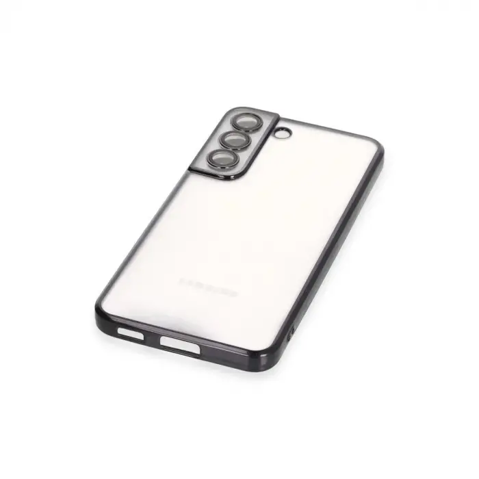 Samsung Galaxy S22 Kılıf Razer Lensli Silikon - Siyah