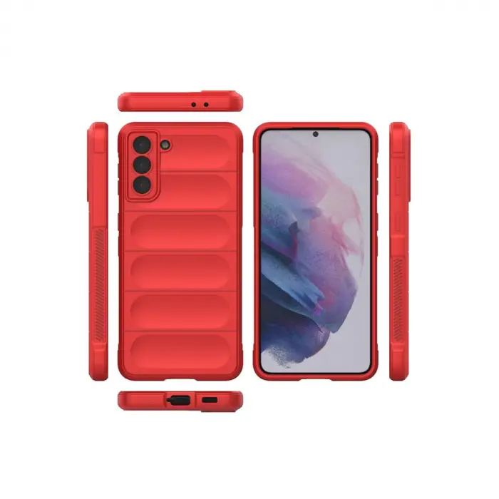 Samsung Galaxy S22 Plus Kılıf Optimum Silikon - Kırmızı