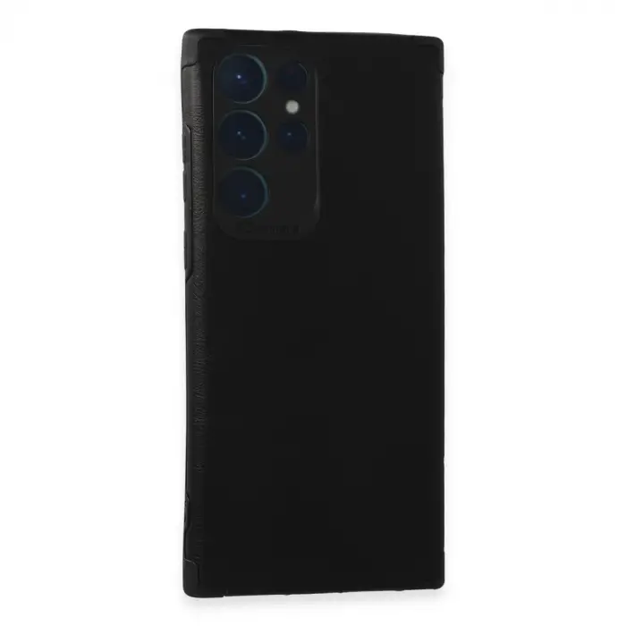 Samsung Galaxy S22 Ultra Kılıf Loop Deri Silikon - Siyah