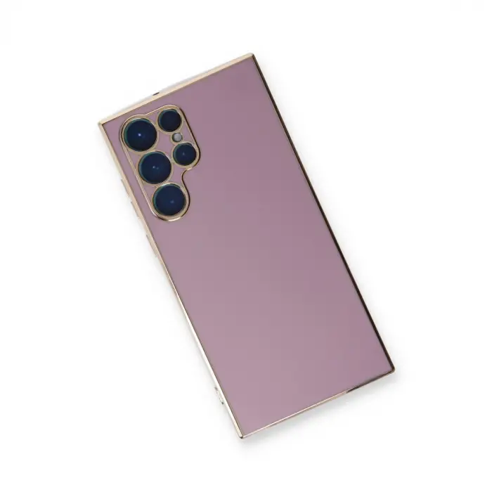 Samsung Galaxy S22 Ultra Kılıf Volet Silikon - Mor