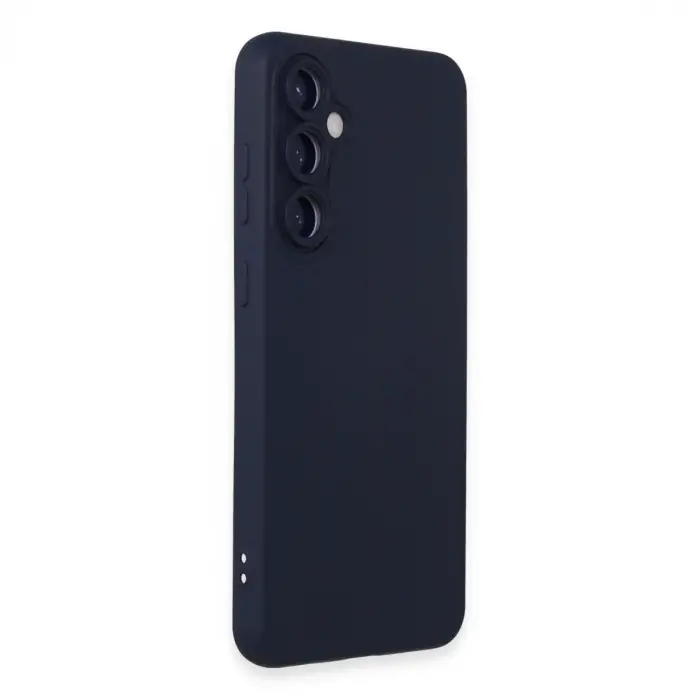 Samsung Galaxy S23 Fe Kılıf Nano İçi Kadife Silikon - Lacivert